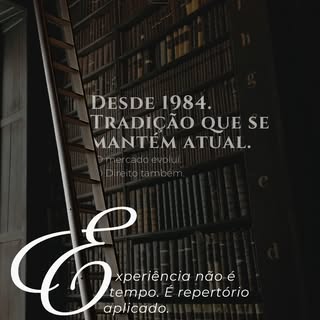Publicação da Pereira Garcia sobre tradição, experiência e atualização profissional.